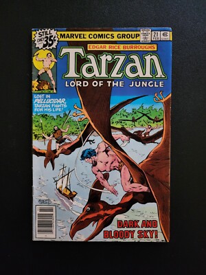 Marvel Comics Tarzan Lord of the Jungle #21 February 1979 John Buscema ...