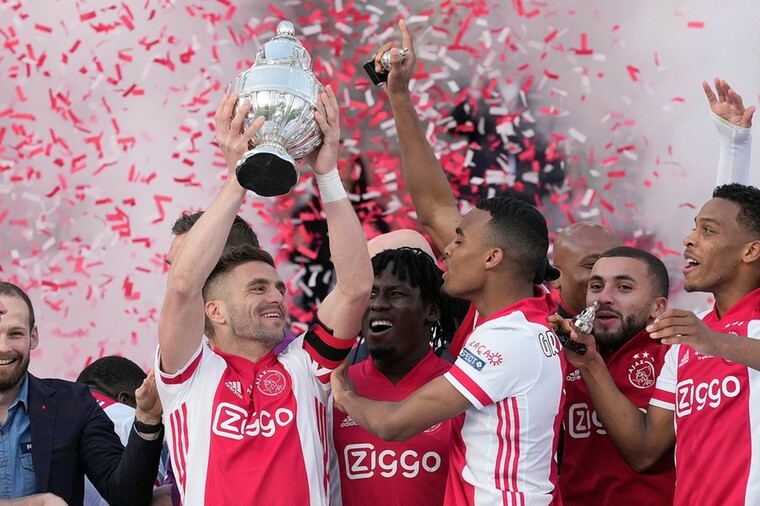 2020-21 AJAX Home S/S No.10 TADIC KNVB Beker Holland Cup Final 20-21 jersey