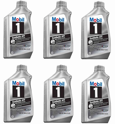 6 Quart/Liter Automatic Transmission Fluid MOBIL 1 Synthetic ATF