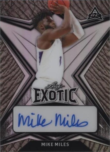 2023 Leaf Trinity - Clear Auto Silver #CA-MM2 Mike Miles 14/49 | eBay