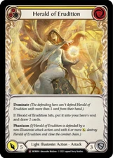 FAB   Herald of Erudition  - Monarch (Unlimited) Card # 004