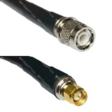 RFC400UF TNC MALE to SMA MALE Coaxial RF Cable USA-Ship Lot