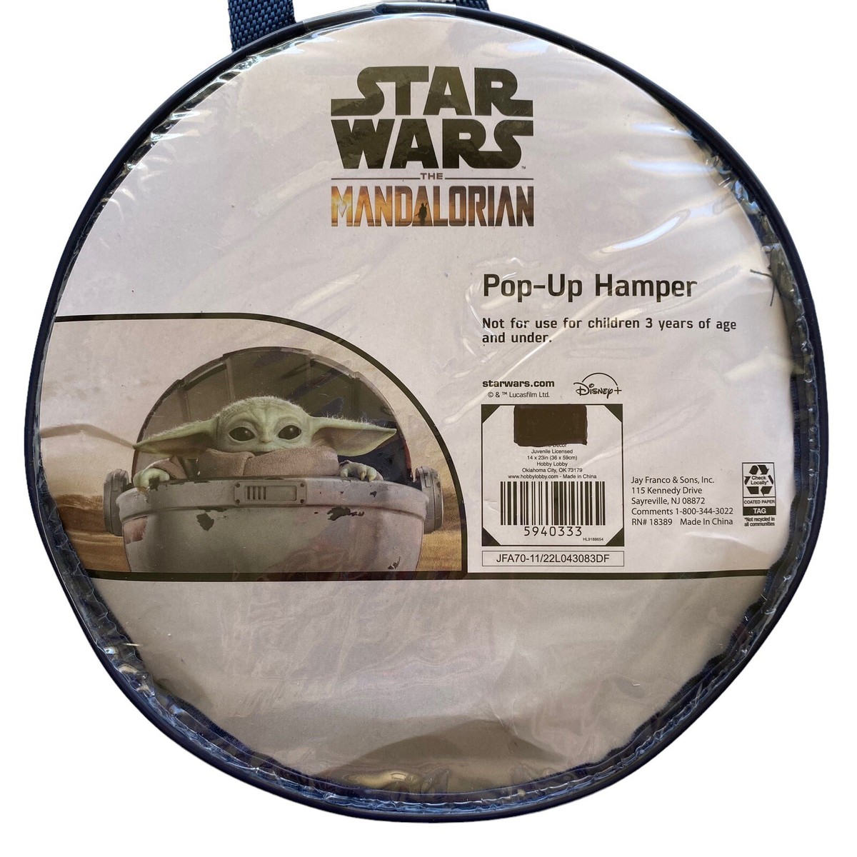 Cesto Portabiancheria Pop Up Minnie Mouse - Jay Franco, 36x36x58 Cm, Design Divertente