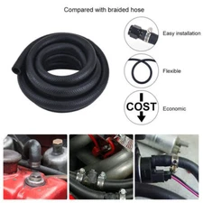 5FT/10FT Fuel Line Hose Gas Lines Rubber NBR Push on Hose 1/2"