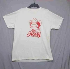 Brisco Brands White Graphic Print Short Sleeve Unisex T-Shirt XL