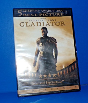 Gladiator (DVD, 2000) Sealed and New - Winner of 5 Academy Awards - Widescreen