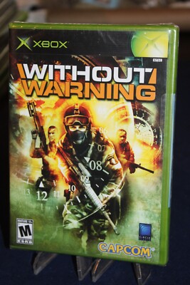 Without Warning (Microsoft Xbox, 2005) New with flaws