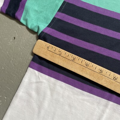 【GIVENCHY】1980s Striped S/S Polo Shirt Vintage 1980s-1990s Givenchy Sport Activewear Polo Border Stripe
