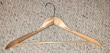 Vintage Wooden Clothes Hanger - Advertising DEAUVILLE HOTEL