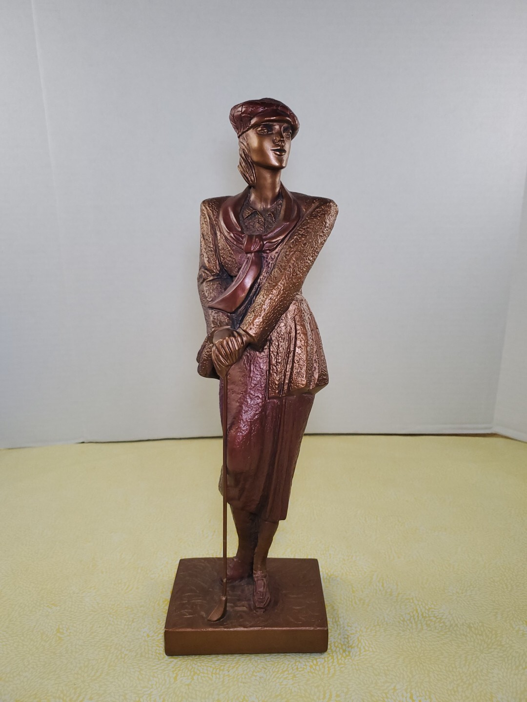 Vintage Metal Austin Sculpture “Birdie” Golfer 1990 by A. Daniel