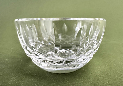 VTG Waterford Signed Lismore Cut Crystal Mini Open Sugar Bowl 3 1/8'' x 1 3/4''