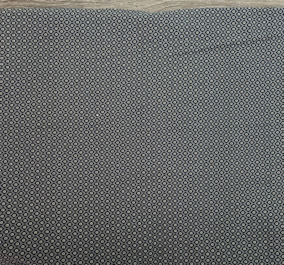 Tecido de algodão cinza preto branco amarelo padrão quadrado 3 3/8 jardas x 44 pol - Imagem 2 de 4