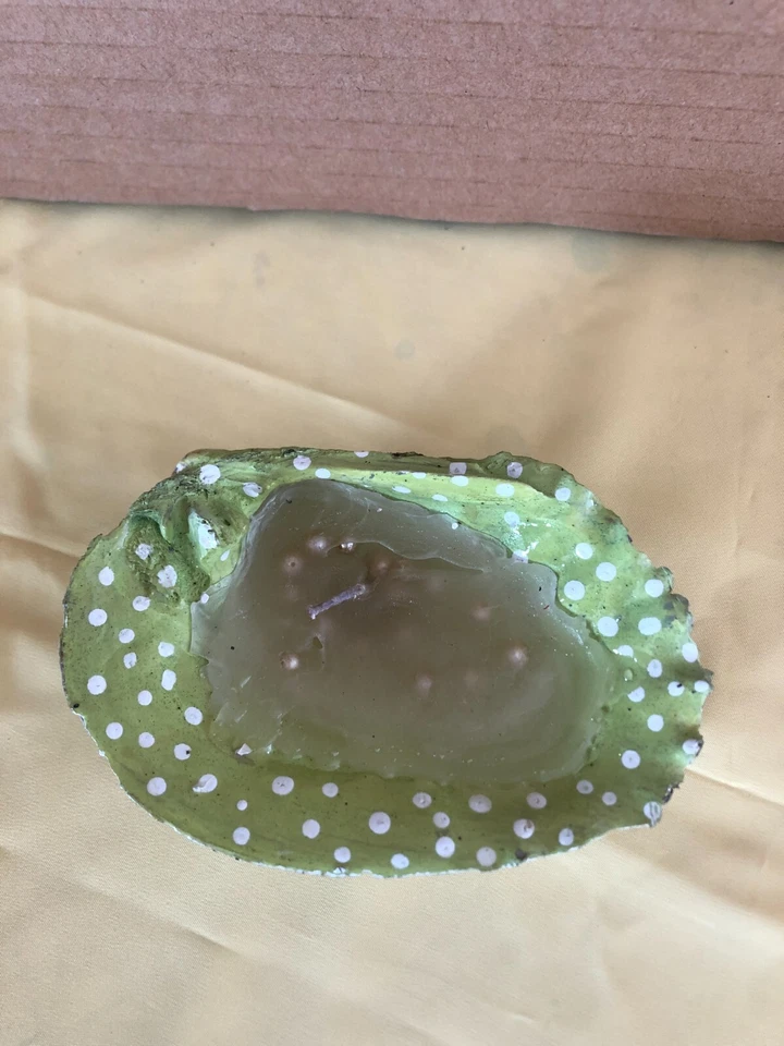 vela de concha de ostra real feita à mão - Imagem 2 de 4