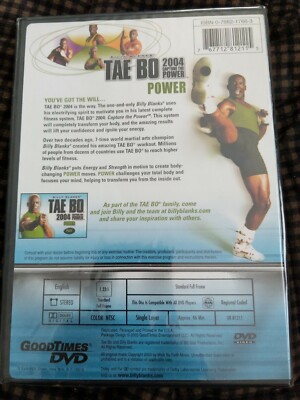 Tae Bo 2004 Capture the Power Energy Exercise dvd Billy Blanks | eBay