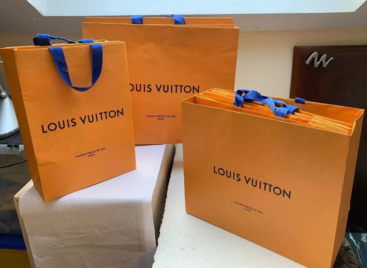 Classic Famous Louis Vuitton Orange Product Box Packaging with a