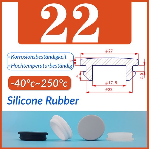 2.5mm-60.6mm Silicone Rubber Grommet Plug Bungs Cable Wiring Protect Bushes - Picture 40 of 63