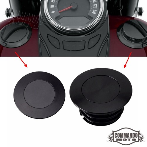Gas Tank Cap Set For Harley Softail FLHC FLHCS Low Rider S FXLRS FXLR 2018-2023 - 第 1/10 張圖片