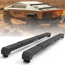 2PCS Heavy Duty Steel Roof Rack Rails Cross Bars For 2024-2025 Tesla Cybertruck