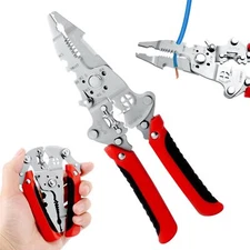 Foldable Wire Stripper Crimper Stainless Steel Multifunctional Foldable Wire ...