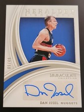 2021-22 Panini Immaculate DAN ISSEL Heralded Signatures AUTO /49 - Nuggets, HOF