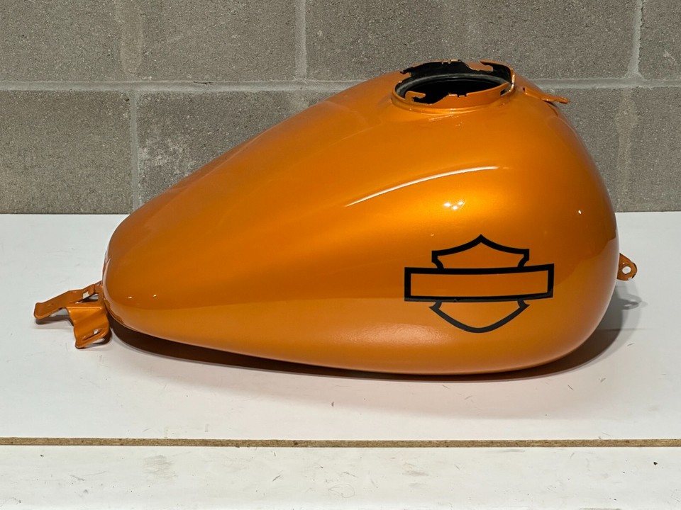 GENUINE HARLEY DAVIDSON 08LATER TOURING FUEL GAS TANK ORANGE B414 eBay