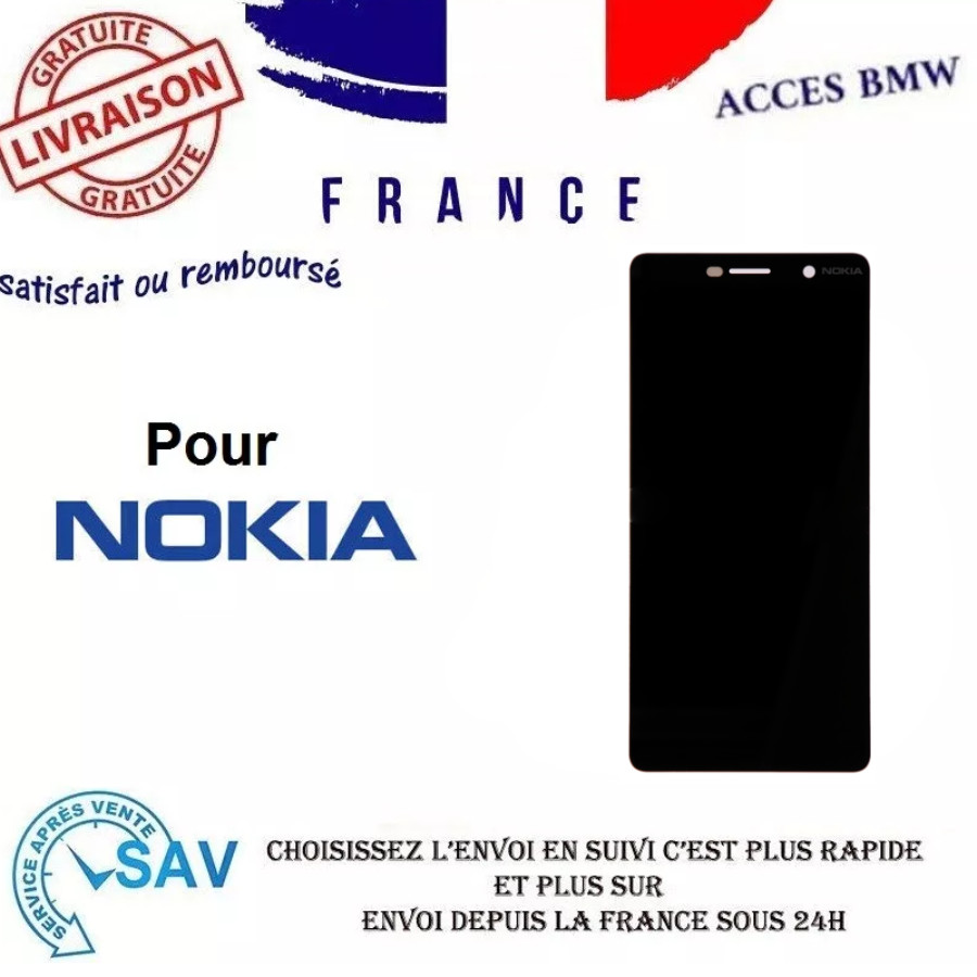Original Écran LCD Hors Chassis et reconditionné Pour Nokia 7 Plus REF-NOK7P01