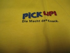 Werbung  Pick Up , T -  Shirt ,  Gr.  L , ovp.  Eisb&auml;r M&uuml;nchen , Bahlsen Reklame