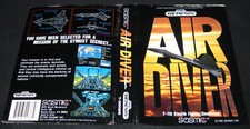 Air Diver - Cover Art Only Sega Genesis For Case / Box, Authentic