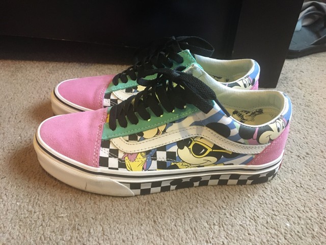 disney x vans 80s mickey old skool shoes