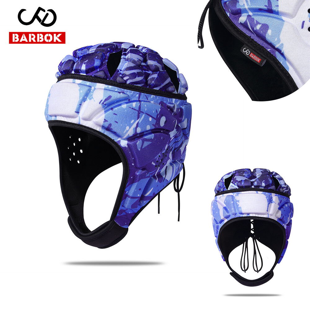 BARBOK Niños Rugby Fútbol Casco Transpirable Choque Sombrero Esquí Skateboarding