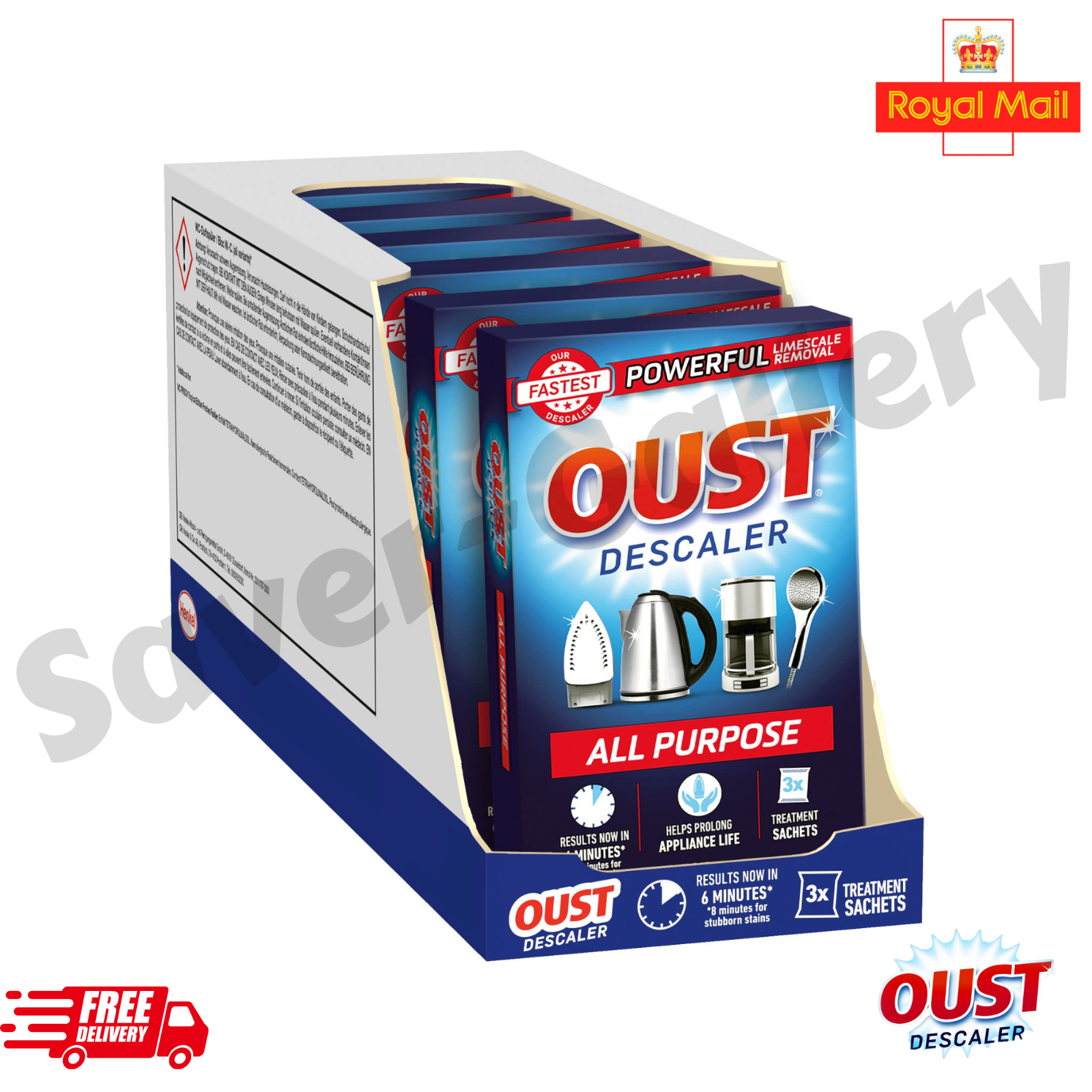 OUST All Purpose Descaler Kettle Iron Limescale Remover Cleaner De