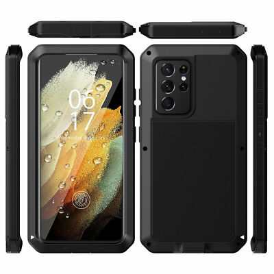 For Samsung Galaxy S26 S25 S24 S23 S22 Ultra S21 Plus Metal Aluminium Case Cover