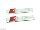 2 x Genuine New AUDI S LINE WING BADGE Fender Emblem Q3 Q5 Q7 Q8 TT Quattro OEM