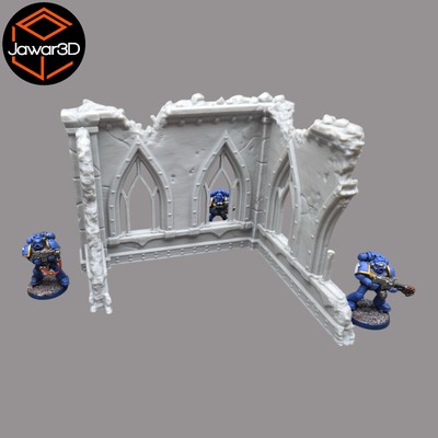 Ruined Empire 2 Floors #10 - 28mm Wargaming Scatter Terrain Scenery Miniature