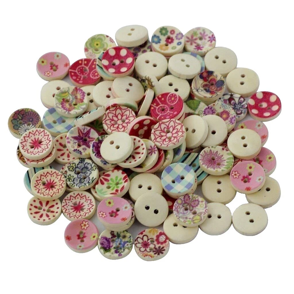Botones de Costura Multicolor Poliéster