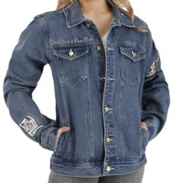 Cakeworthy Disney Peter Pan Neverland Denim Jean Jacket 3X NEW | eBay