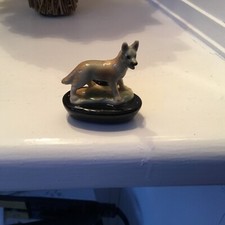 German Shepherd Puppy Wade Whimsey Birthday Cake Taper Candle Holder Perfect