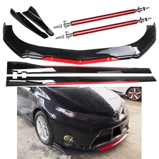 For Toyota Corolla Auris /Scion iM Front Bumper Lip Splitter Spoiler Side Skirt