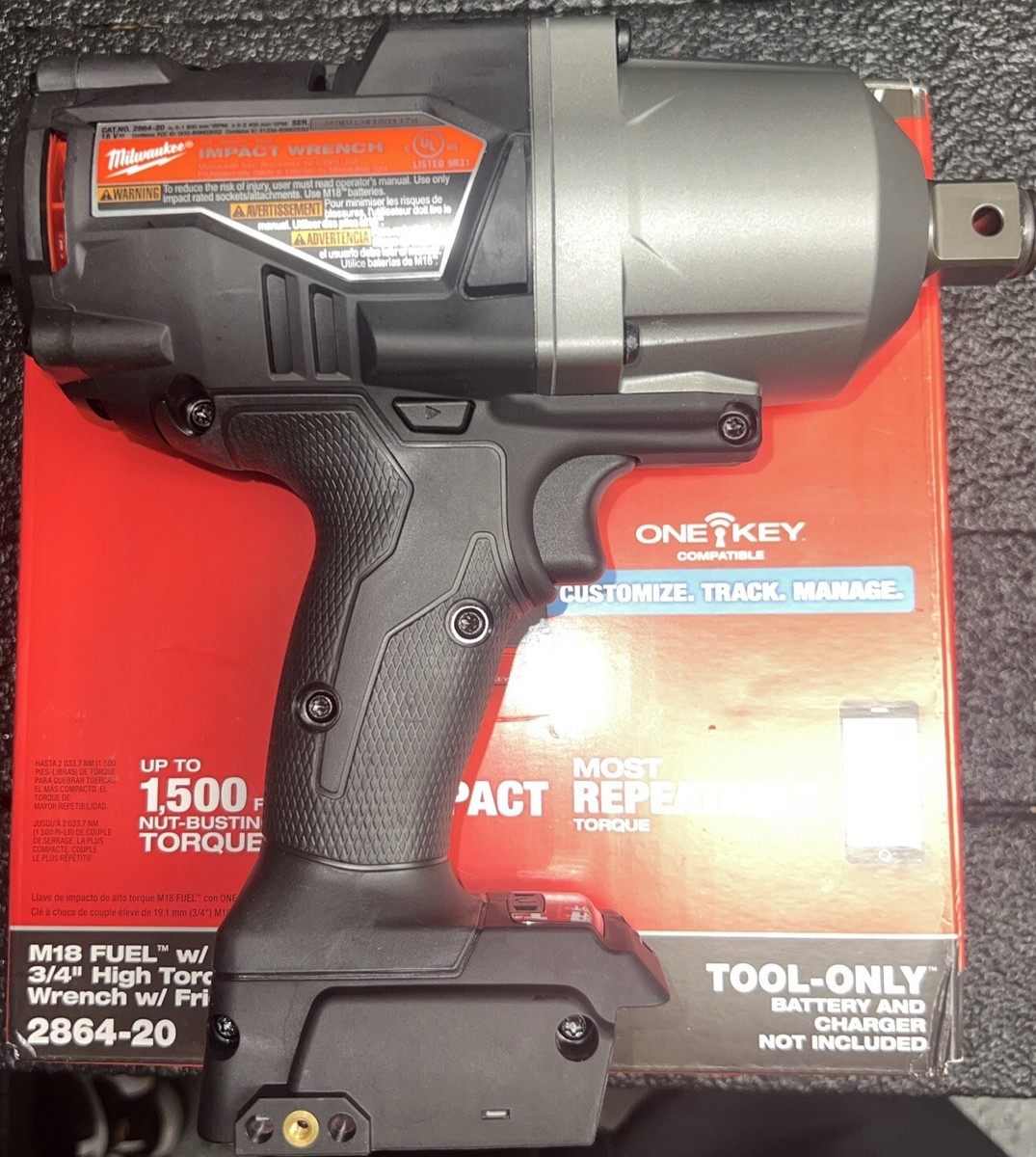 Milwaukee M18 FUEL ONE-KEY 18V 3/4 inch Imp Wrench 2864-20