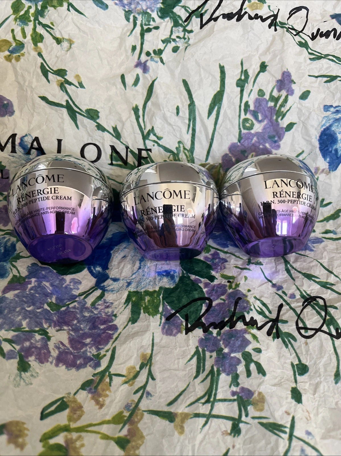 x3 Lancome Renergie Peptide Cream (15ml) Each