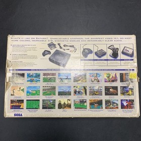 SEGA Saturn Model 1 (Oval Buttons) W/original box & Virtual Fighter! Collectors!