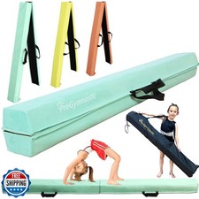 PreGymnastic 6FT/8FT/9.5FT Folding Balance Beam for Kids Ages 3-1