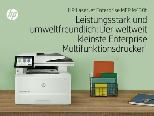 HPE Laserjet Enterprise MFP 3PZ55A, 4 Go, Bluetooth Wi-Fi, 4,3" - Afbeelding 11 van 12