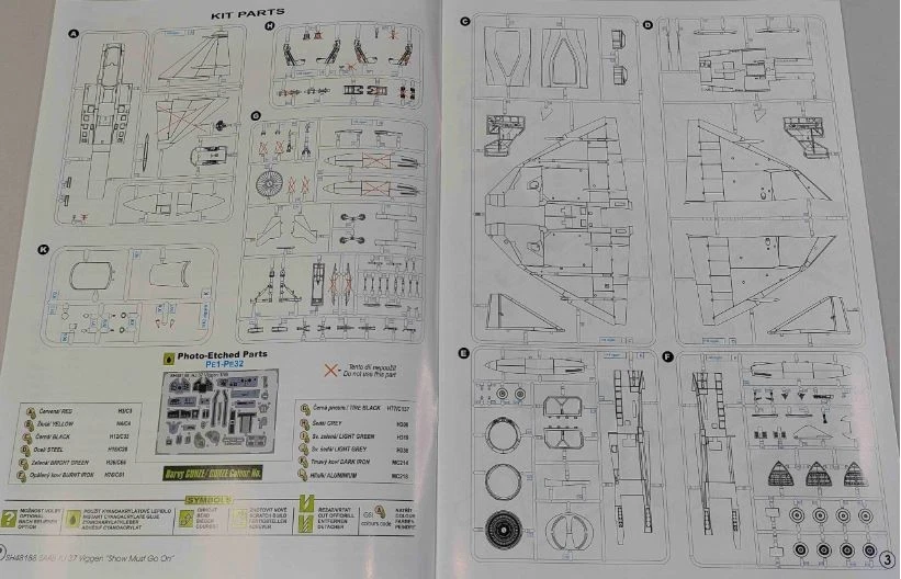 SAAB AJS-37 Viggen "Show Must Go On",1:48-Special Hobby 48188(s.tracciata) - Immagine 2 di 4