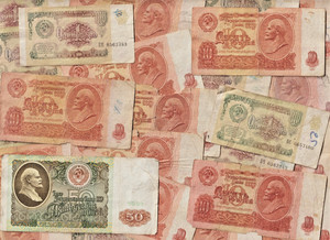 1961 1991 Russia CCCP Cold War LENIN Rubles Dollar Bill Russian Collection Lot