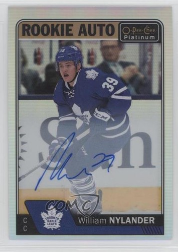 William Nylander [Rainbow] #R-WN 2016 O-Pee-Chee Platinum Rookie Autographs card