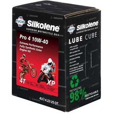 Honda CBR600 FS1 FS2 Sport 2001 2002 Silkolene Pro 4 10W40 Oil 4 Litres