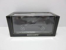Mini car 1/43 Minichamps Porsche Taycan Cross Turismo Turbo S 2022 black model