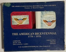 The American Bicentennial Historical Playing Card Deck 1776-1976 Collectors Ed.