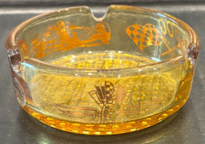 Vintage, INDY 500 GLASS ASHTRAY (3-1/2 Inches Dia.)